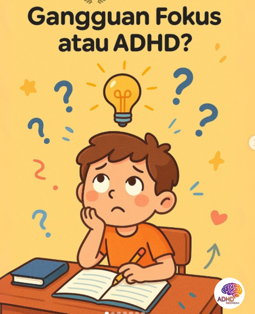 ADHD dan Kesulitan Fokus Anak: Edukasi untuk Keluarga di Kabupaten Muara Enim
