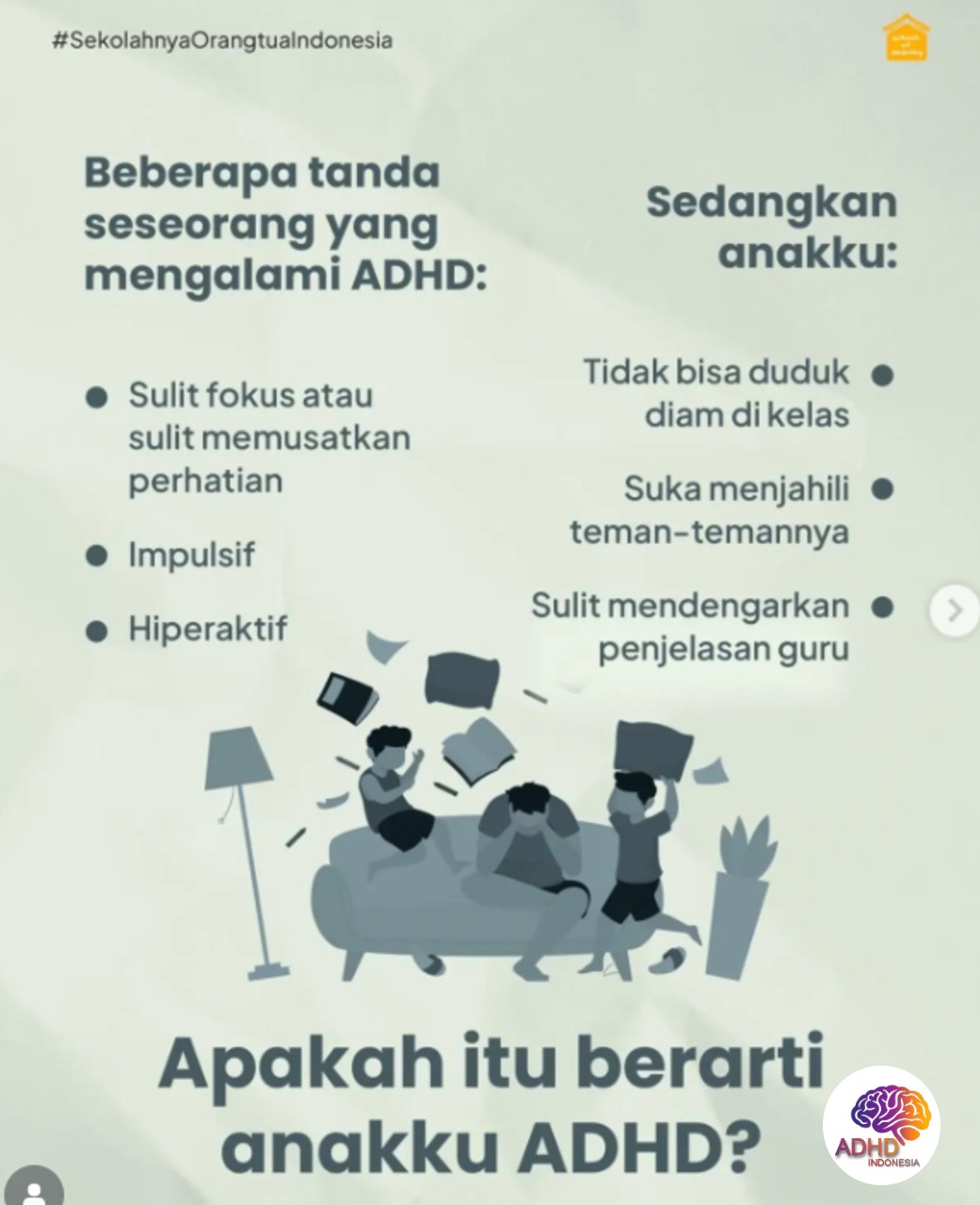 Ciri dan Gejala ADHD pada Anak Usia Dini di Kabupaten Muara Enim